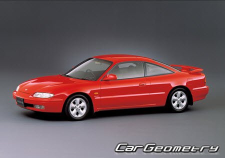   Mazda MX-6 (GE) 1992-1997 Body dimensions