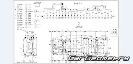   Mazda MX-6 (GE) 1992-1997 Body dimensions