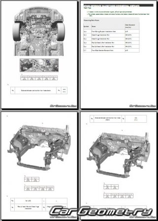Lexus RC300h (AVC10) 2015-2021 Collision shop manual