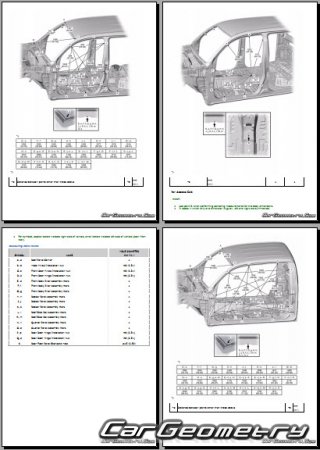 Toyota Tacoma 2016–2020 (Access Cab, Double Cab) Collision shop manual