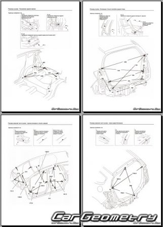 Honda JAZZ HYBRID (GP1) 2010-2014 Body Dimension