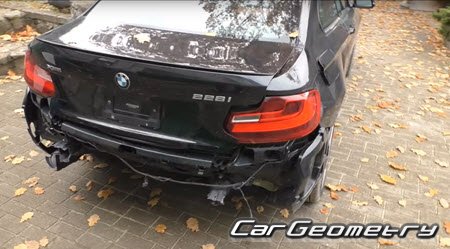 BMW 2-Series, Ремонт заднего крыла