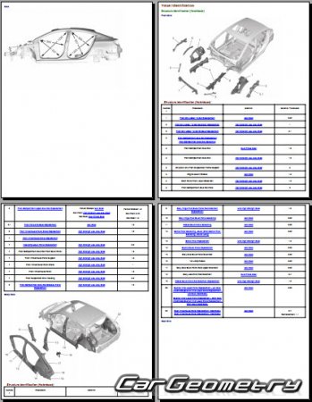 Кузовные размеры Шевроле Круз 2016-2022 (Sedan) Body dimensions