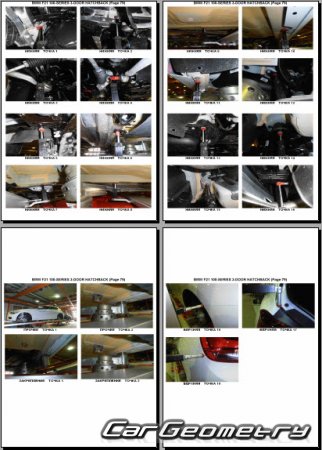 Кузовные размеры БМВ 1 Series (F20 и F21) 2011-2018 (3DR, 5DR Hatchback)