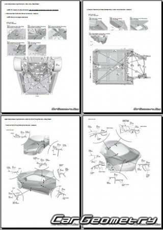 Honda NSX (Acura NSX) 2016-2023 Body Repair Manual