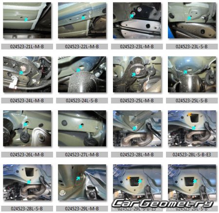 Размеры кузова Subaru Impreza GT7 2017-2024 Body dimensions