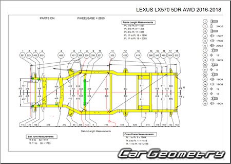 Lexus LX450D, LX570 (VDJ201, URJ201) 2015-2019