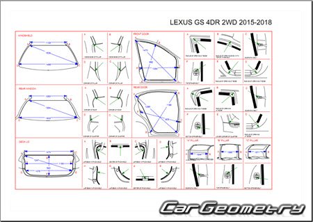 Lexus GS200T, GS300, GS350 (GRL16, GRL12, ARL10) 2016-2020