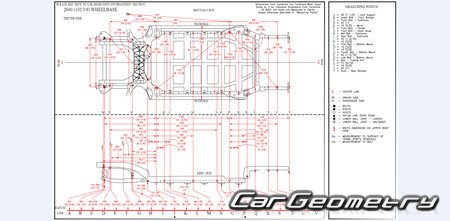Кузоные размеры Chevrolet Bolt 2017–2023 Body dimensions