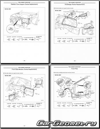 Nissan Altima (L30) 1998-2001 Body Repair Manual