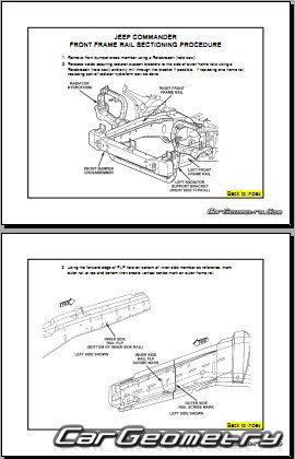 Jeep Commander (XK) 2006–2010 Body repair manual