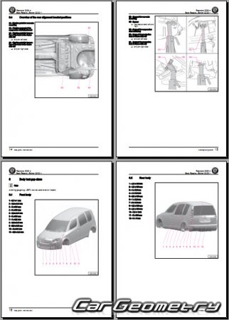 Кузовные размеры Skoda Roomster 2006–2013