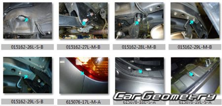 Кузовные размеры Peugeot 4008 2012-2017 Body dimensions