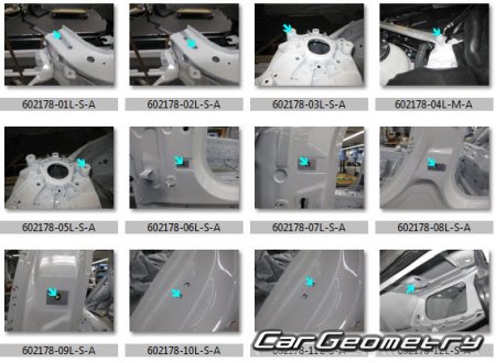 Геометрия кузова BMW X4 (G02) 2018–2024 Body dimensions