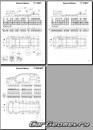 Размеры кузова Buick Enclave 2018-2026 Body dimensions