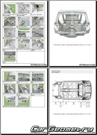 Кузовные размеры Hyundai i10 (AC3) с 2020 Body Repair Manual