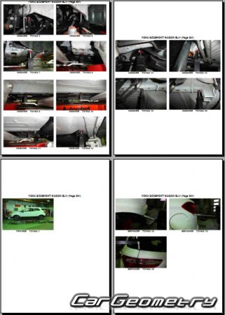 Ford EcoSport II 2012-2017 (Второе поколение) Body Repair Manual