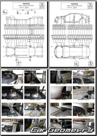 Toyota Camry Hybrid (AXVH70, AXVH71) 2017-2023 Collision Repair Manual