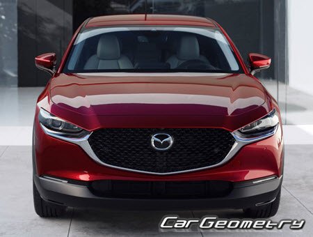 Кузовные размеры Mazda CX-30 (DM) 2019-2025, Размеры кузова Мазда CX-30