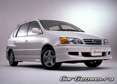   Toyota Ipsum 1996-2001,   Toyota Picnic 1996-2001