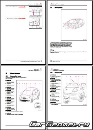 Seat Toledo (5P) 2005-2009 Body shop manual
