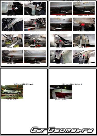 Размеры кузова Seat Arona 2017-2025 Body repair manual