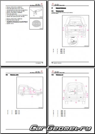 Seat Inca 1996-2003 Body repair manual