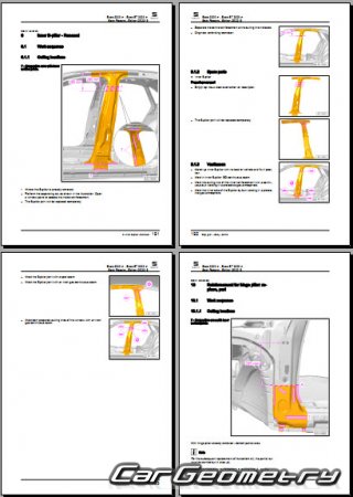  Seat Exeo 2009-2013 (Sadan  Wagon) Body repair manual