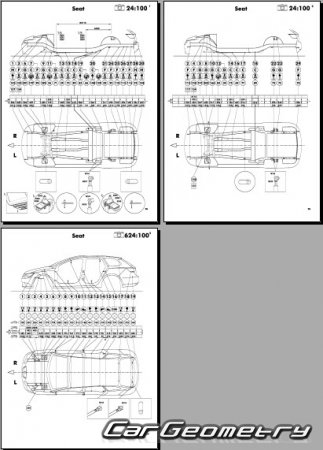 Seat Leon ST (5F) 2012–2019 (Wagon) Body dimensions