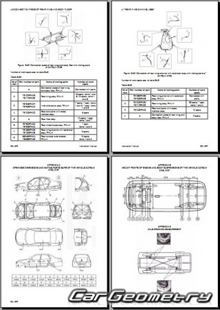 Размеры кузова Datsun on-DO 2014–2020 и Datsun mi-DO 2015–2020