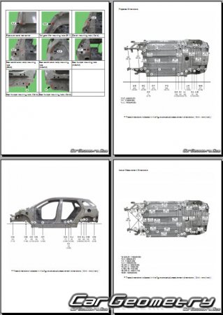 Кузовные размеры Kia Niro DE с 2017 (версии EV, HEV, PHEV)