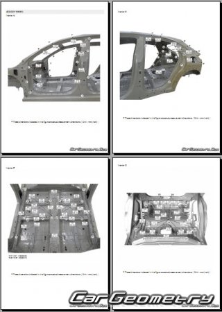 Размеры кузова Kia xCeed (CD CUV) 2019-2025