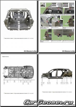 Kia Sorento (MQ4) с 2021 (гибридные версии HEV и PHEV) Body dimensions