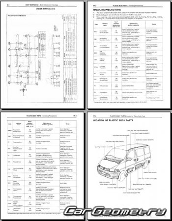 Toyota Hiace (H1#) 1996–2004 Collision Repair Manual