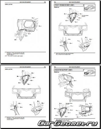 Toyota Century (GZG50) 1997–2017 Collision Repair Manual