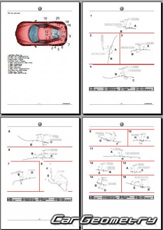Alfa Romeo 4C (Type 960) 2014-2020 Body dimensions