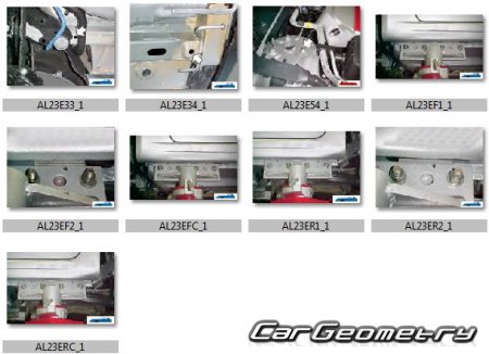 Alfa Romeo 159 (Type 939) 2005-2012 Body dimensions