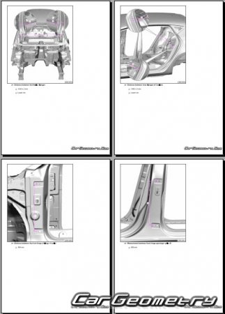 Размеры кузова Сеат Леон 2020-2027 Body dimensions