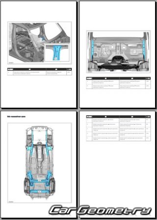 Кузовные размеры Land Rover Defender 110 (L663) 2020-2028 Body dimensions