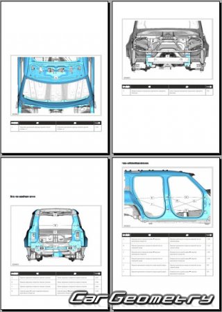 Кузовные размеры Land Rover Defender 110 (L663) 2020-2028 Body dimensions