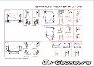 Jeep Wrangler (JL) 2018-2027 body repair manual