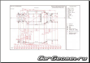 Кузовные размеры Genesis G80 (RG3) 2021-2026 Body dimensions