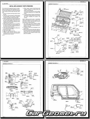 Suzuki Vitara 1989-1998 (Suzuki Escudo, Suzuki Sidekick) Body dimensions