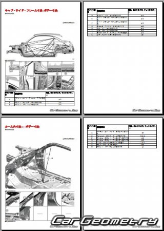 Размеры кузова Mazda MX-30 (DR) 2020-2025 (RH UK Japanese market) Body dimensions