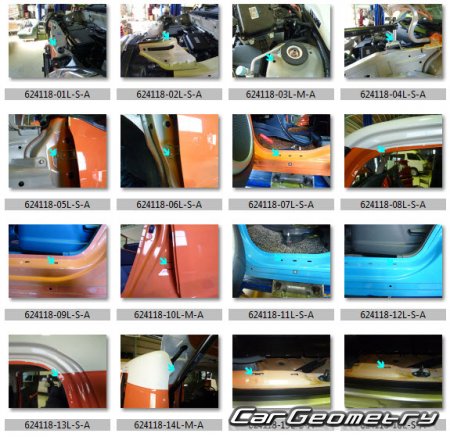 Suzuki Hustler 2014-2019 и Mazda Flair Crossover 2014-2020 (RH Japanese market) Body Repair Manual