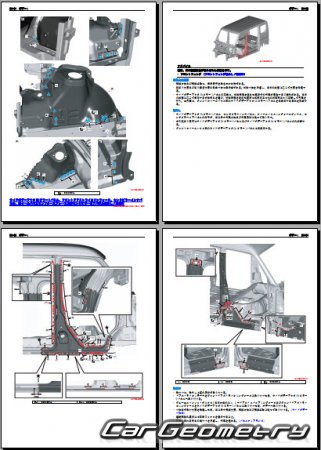 Suzuki Every Wagon 2015-2022 и Mazda Scrum Wagon 2015-2022 (RH Japanese market) Body Repair Manual