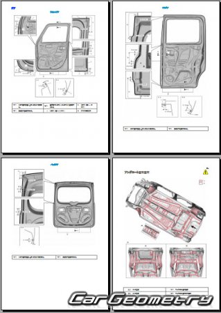 Suzuki Spacia (MK53S) 2018–2022 (RH Japanese market) Body Repair Manual