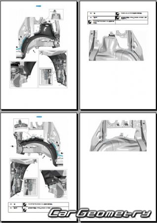 Suzuki Solio (MA15S) 2010-2015 и Mitsubishi Delica D:2 2010-2015 (RH Japanese market) Body Repair Manual
