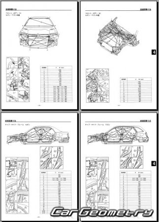 Mazda Familia (BJ) 19982003 (RH Japanese market) Body Repair Manual