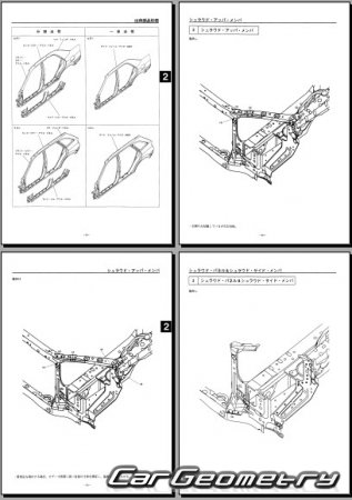 Mazda Familia (BJ) 19982003 (RH Japanese market) Body Repair Manual